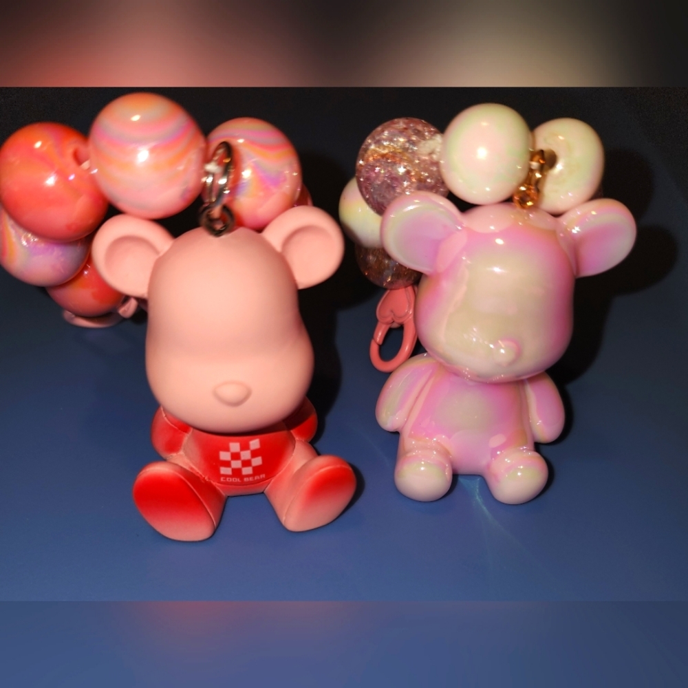 Pink bear keychains - Picture 2 of 4